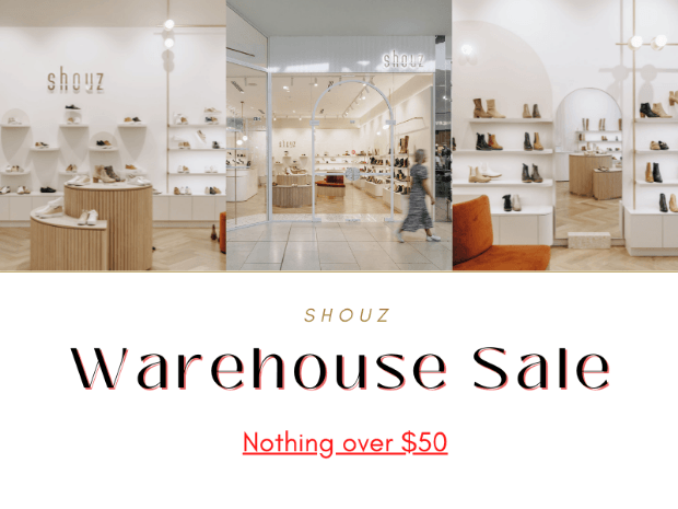 Warehouse SALE - Shouz