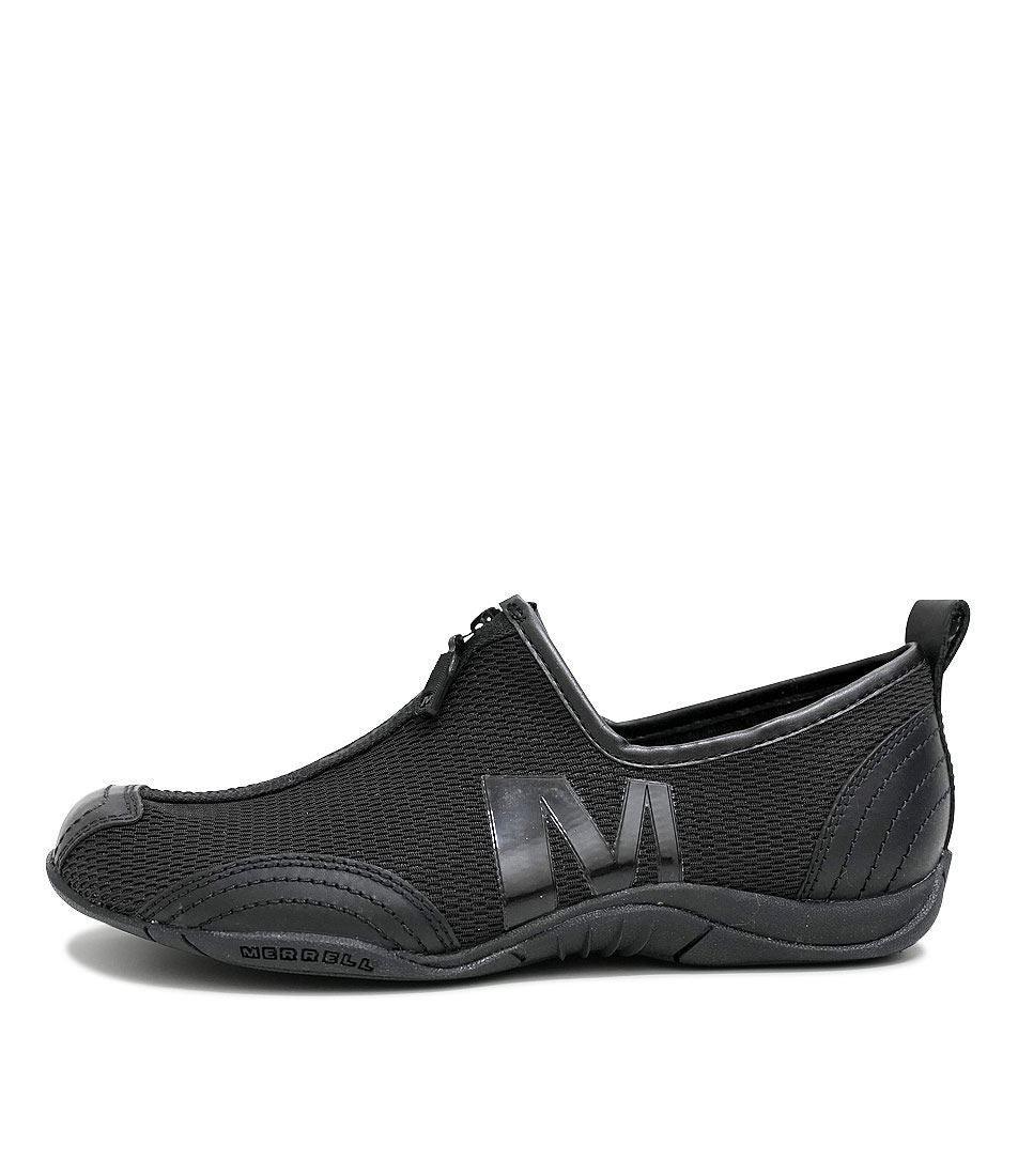 Barrado Black/ Black Fabric Sneakers, MERRELL - Shouz