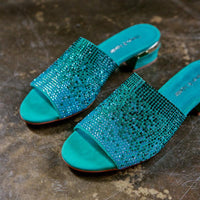 Tamarin Emerald Multi Heels, DJANGO & JULIETTE - Shouz
