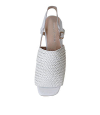 Pickle White Leather Heels, DJANGO & JULIETTE - Shouz