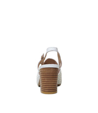 Pickle White Leather Heels, DJANGO & JULIETTE - Shouz