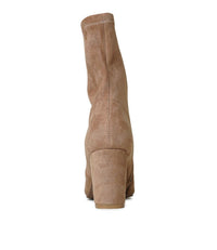 Nider Sand Stretch Microsuede Ankle Boots, DJANGO & JULIETTE - Shouz