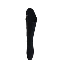 Hayleys Black Microsuede Knee High Boots, DJANGO & JULIETTE - Shouz