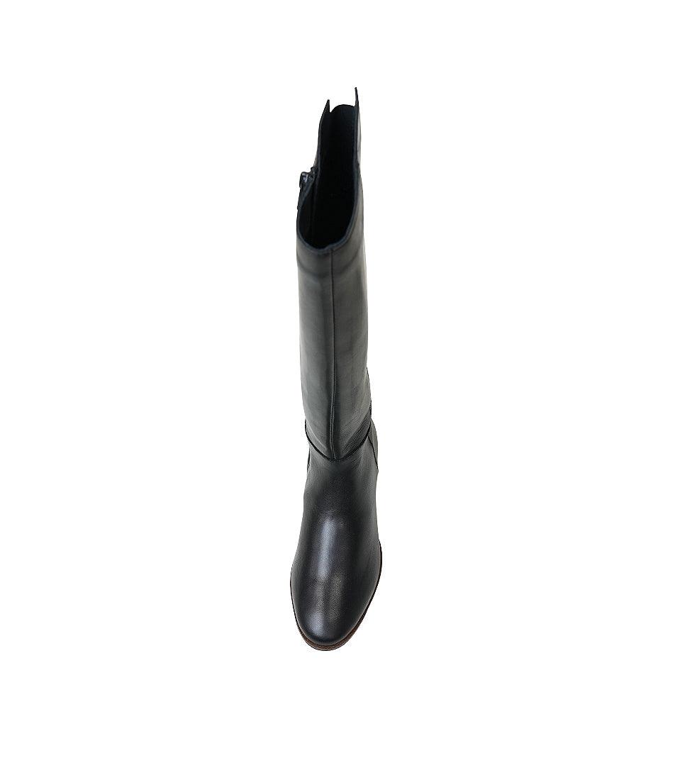Gaetan Black Knee High Boots, EOS FOOTWEAR - Shouz