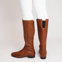 Gaetan Brandy Knee High Boots - Shouz