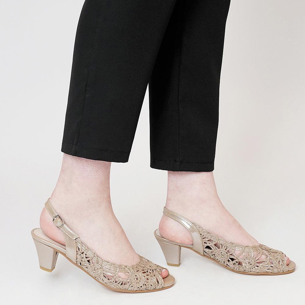 Event Soft Gold Heels, EMMA KATE - Shouz