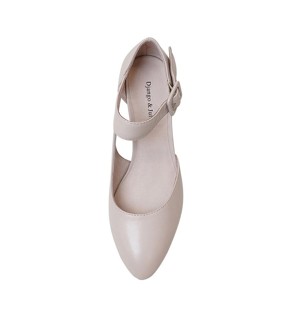 Trinities Nude Leather Heels, DJANGO & JULIETTE - Shouz