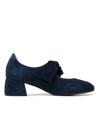 Chiara Navy Suede Heels, DJANGO & JULIETTE - Shouz
