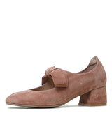 Chiara Cafe Suede Heels, DJANGO & JULIETTE - Shouz