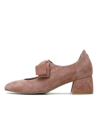 Chiara Cafe Suede Heels, DJANGO & JULIETTE - Shouz