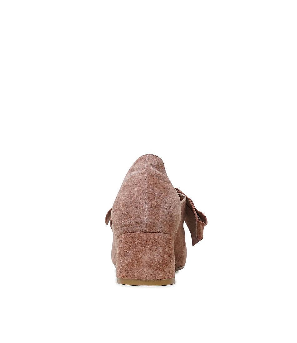 Chiara Cafe Suede Heels, DJANGO & JULIETTE - Shouz