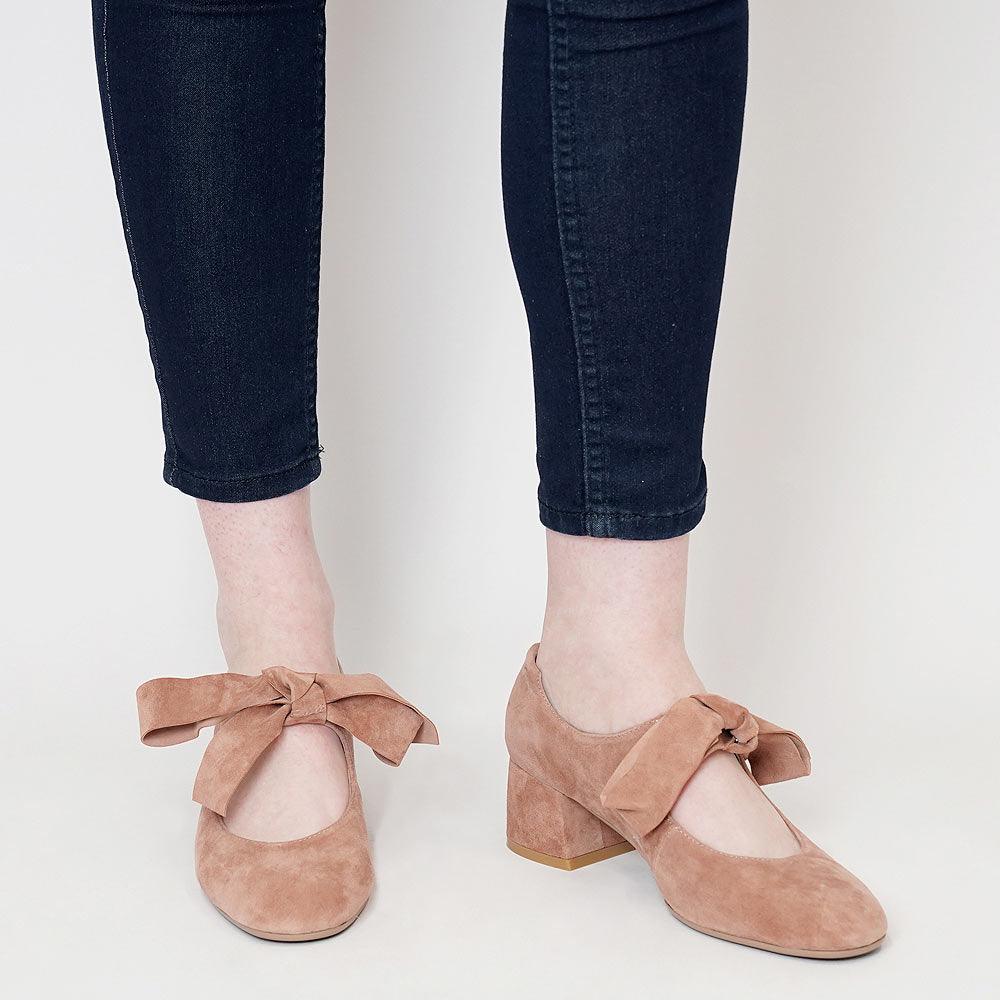Chiara Cafe Suede Heels, DJANGO & JULIETTE - Shouz