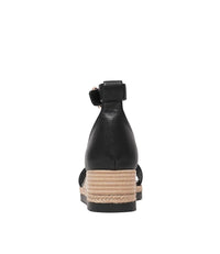 Idola Black Leather Wedges, DJANGO & JULIETTE - Shouz