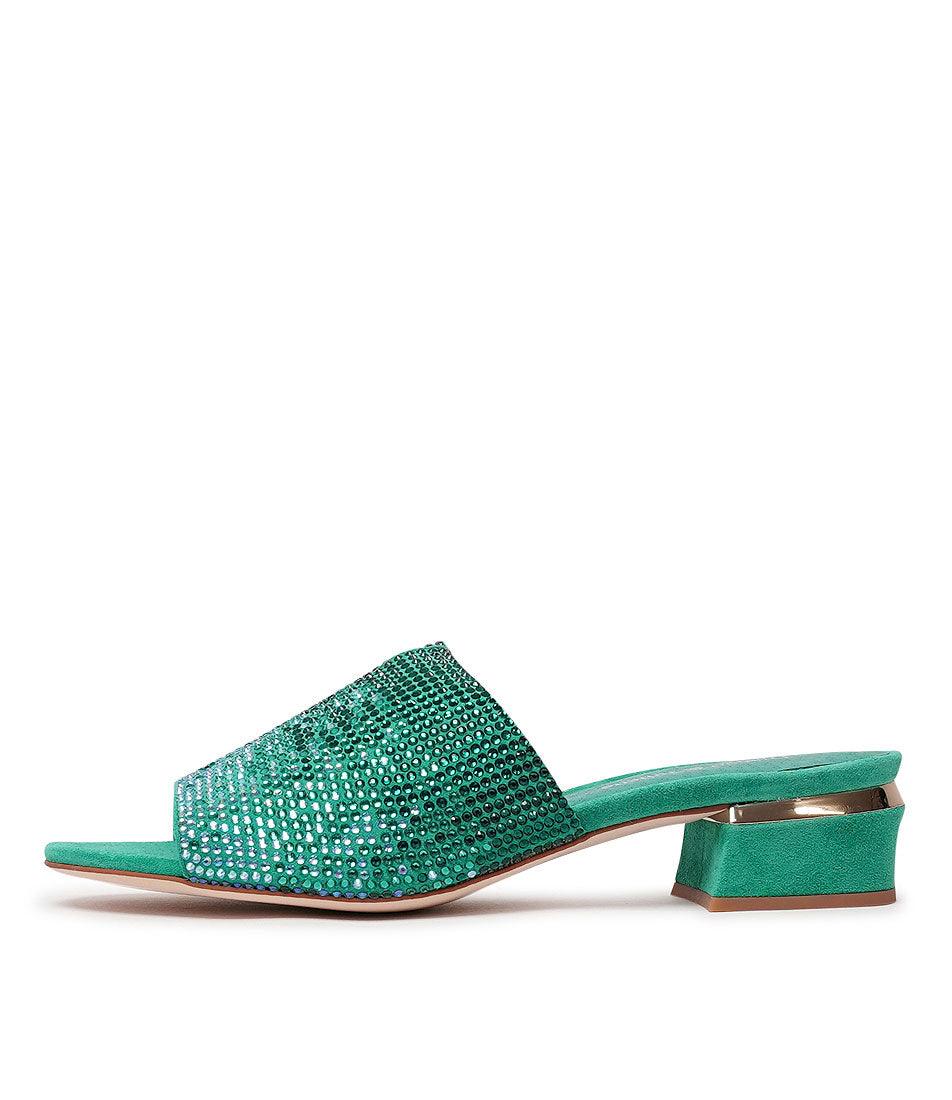 Tamarin Emerald Multi Heels, DJANGO & JULIETTE - Shouz