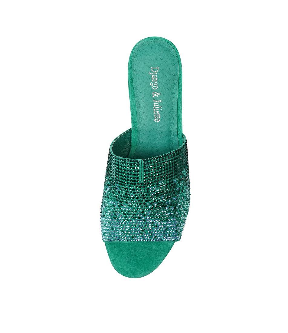 Tamarin Emerald Multi Heels, DJANGO & JULIETTE - Shouz