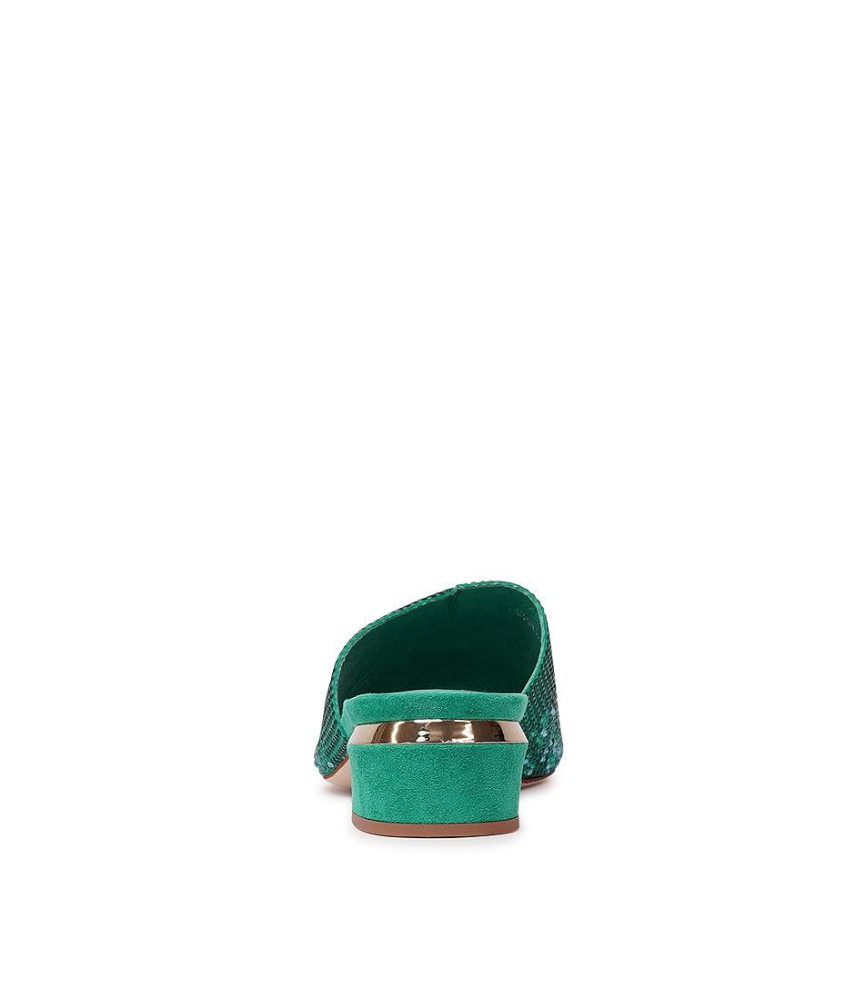 Tamarin Emerald Multi Heels, DJANGO & JULIETTE - Shouz