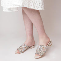 Tammy Nude Suede Heels, DJANGO & JULIETTE - Shouz