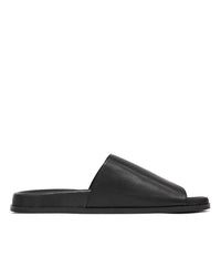 Daisee Black Leather Slides, DJANGO & JULIETTE - Shouz