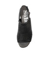 Norville Black Leather Heels - Shouz