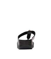 Fino Metallic All Black Sandals, FITFLOP - Shouz