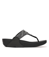 Lulu Glitz All Black Sandals, FITFLOP - Shouz