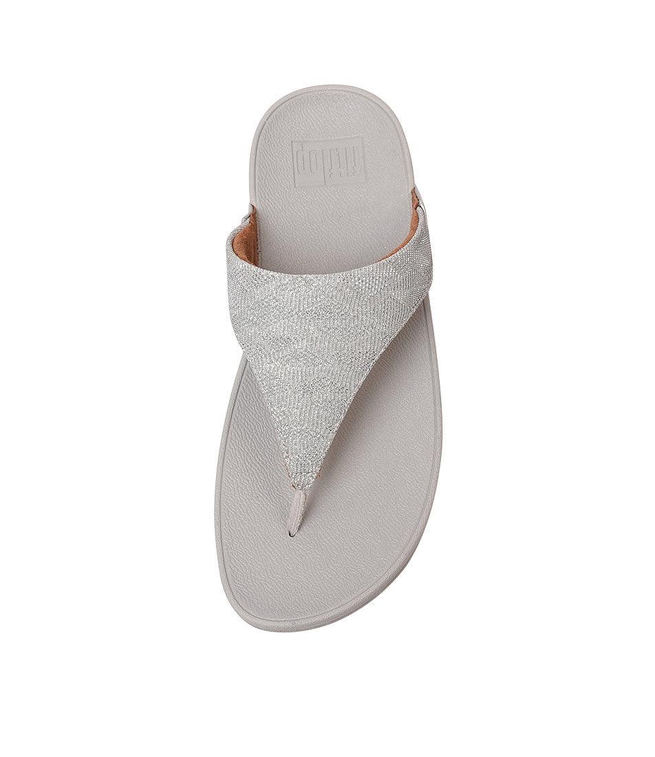 Lulu Glitz Silver Sandals, FITFLOP - Shouz
