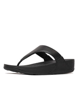 Lulu Leather Black Sandals, FITFLOP - Shouz