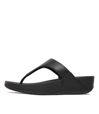 Lulu Leather Black Sandals, FITFLOP - Shouz