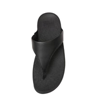Lulu Leather Black Sandals, FITFLOP - Shouz