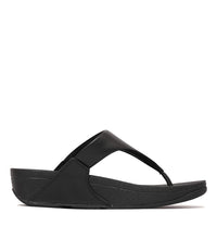 Lulu Leather Black Sandals, FITFLOP - Shouz