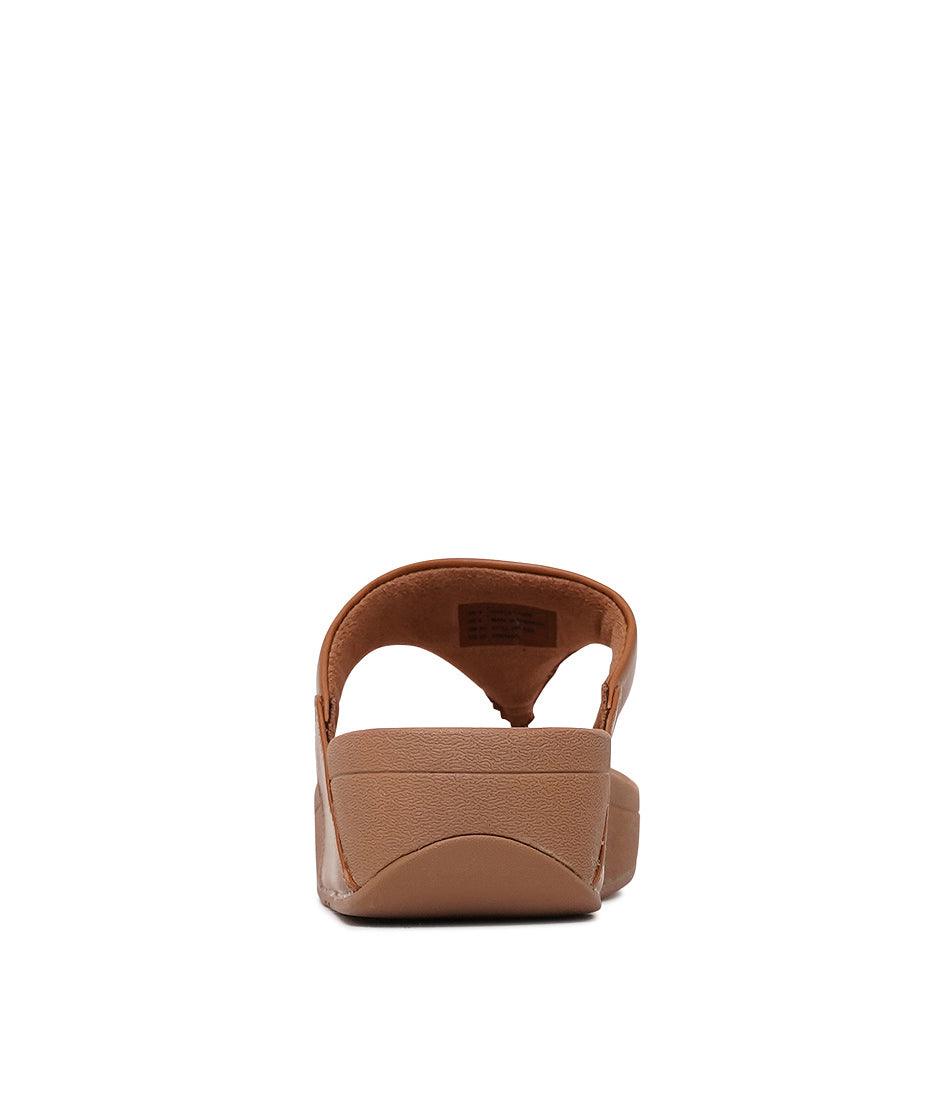 Lulu Leather Light Tan Sandals, FITFLOP - Shouz