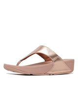Lulu Leather Rose Gold Sandals, FITFLOP - Shouz