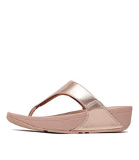 Lulu Leather Rose Gold Sandals, FITFLOP - Shouz