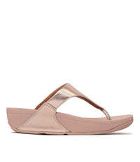 Lulu Leather Rose Gold Sandals, FITFLOP - Shouz