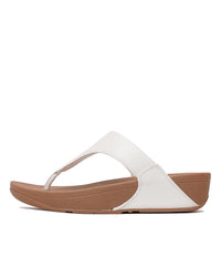 Lulu Leather White Sandals, FITFLOP - Shouz