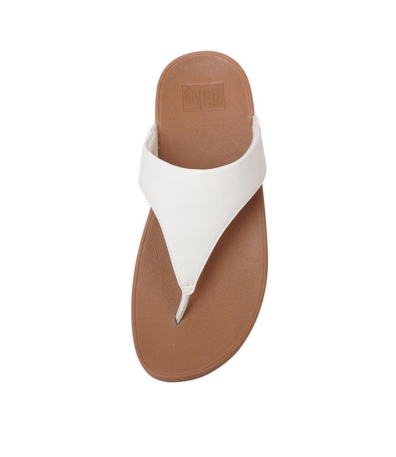 Lulu Leather White Sandals - Shouz