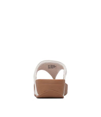 Lulu Leather White Sandals, FITFLOP - Shouz