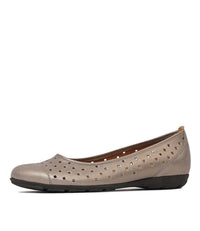Skylar Metallic Leather Ballet Flats, GABOR - Shouz