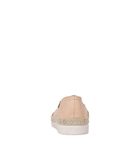 Nuria Nude Leather Espadrilles, VERBENAS - Shouz