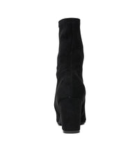 Nider Black Stretch Microsuede Ankle Boots, DJANGO & JULIETTE - Shouz