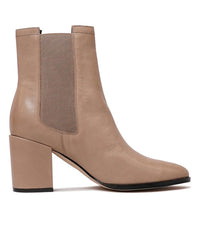 Castel Taupe Leather Chelsea Boots, EOS FOOTWEAR - Shouz