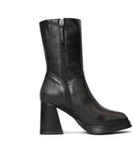 Ag-22565 Black Leather Boots, NEO - Shouz