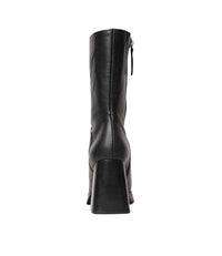 Ag-22565 Black Leather Boots, NEO - Shouz