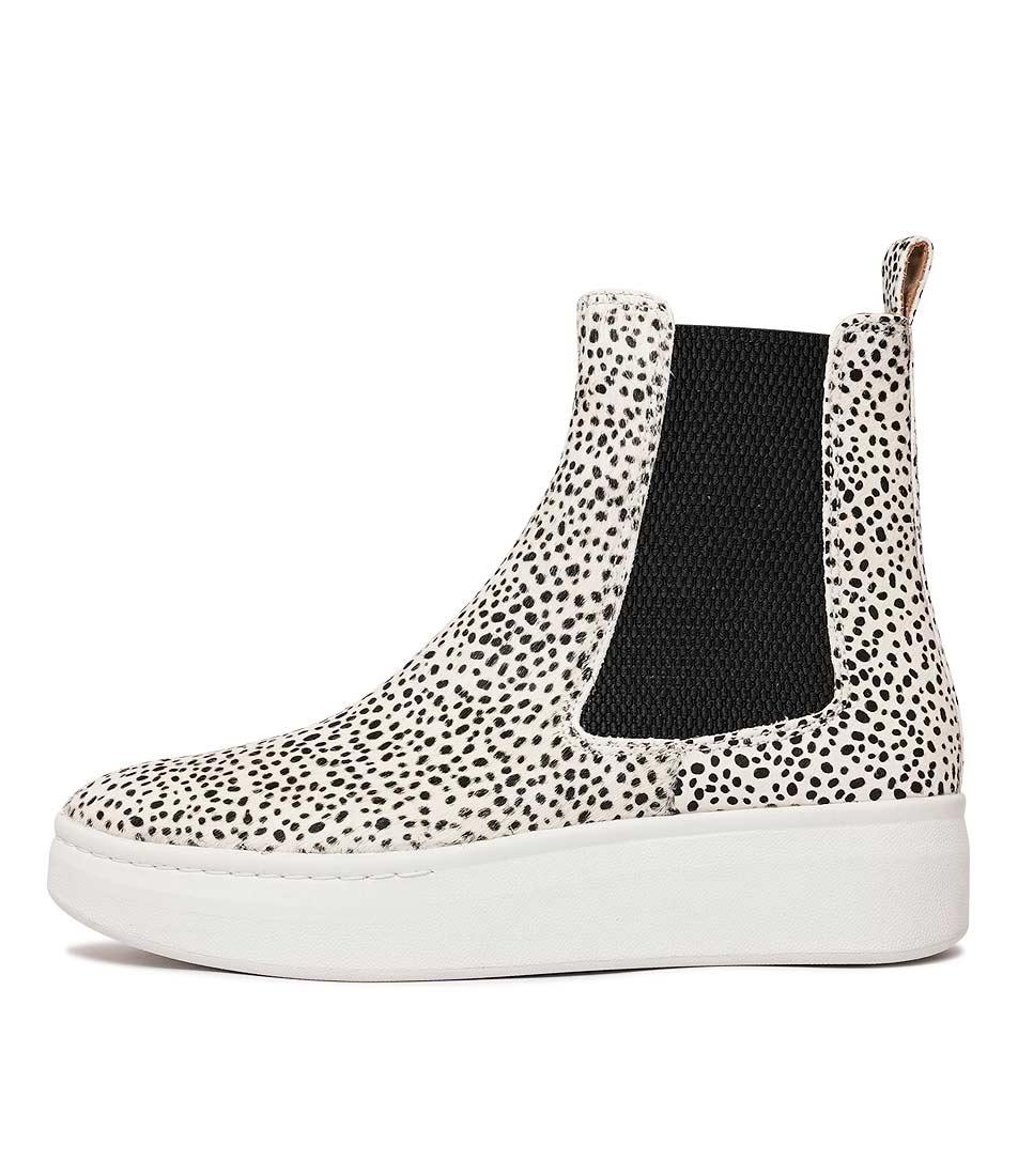 Chelseacity Snow Leopard Chelsea Boots, ROLLIE - Shouz