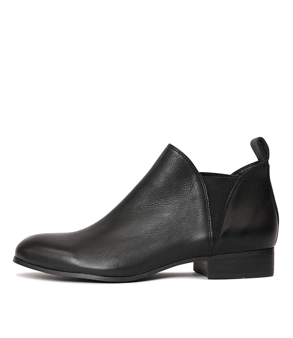 Foe Black Leather Chelsea Boots, DJANGO & JULIETTE - Shouz
