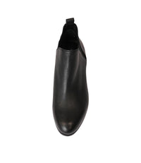 Foe Black Leather Chelsea Boots, DJANGO & JULIETTE - Shouz