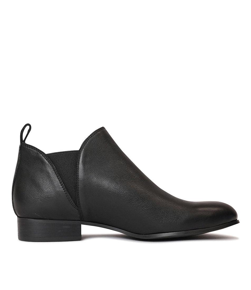 Foe Black Leather Chelsea Boots, DJANGO & JULIETTE - Shouz