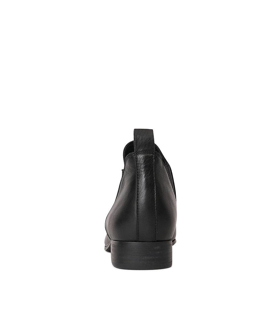 Foe Black Leather Chelsea Boots, DJANGO & JULIETTE - Shouz