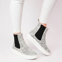 Chelseacity Snow Leopard Chelsea Boots, ROLLIE - Shouz
