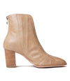 Albas Cappacino Leather Ankle Boots - Shouz